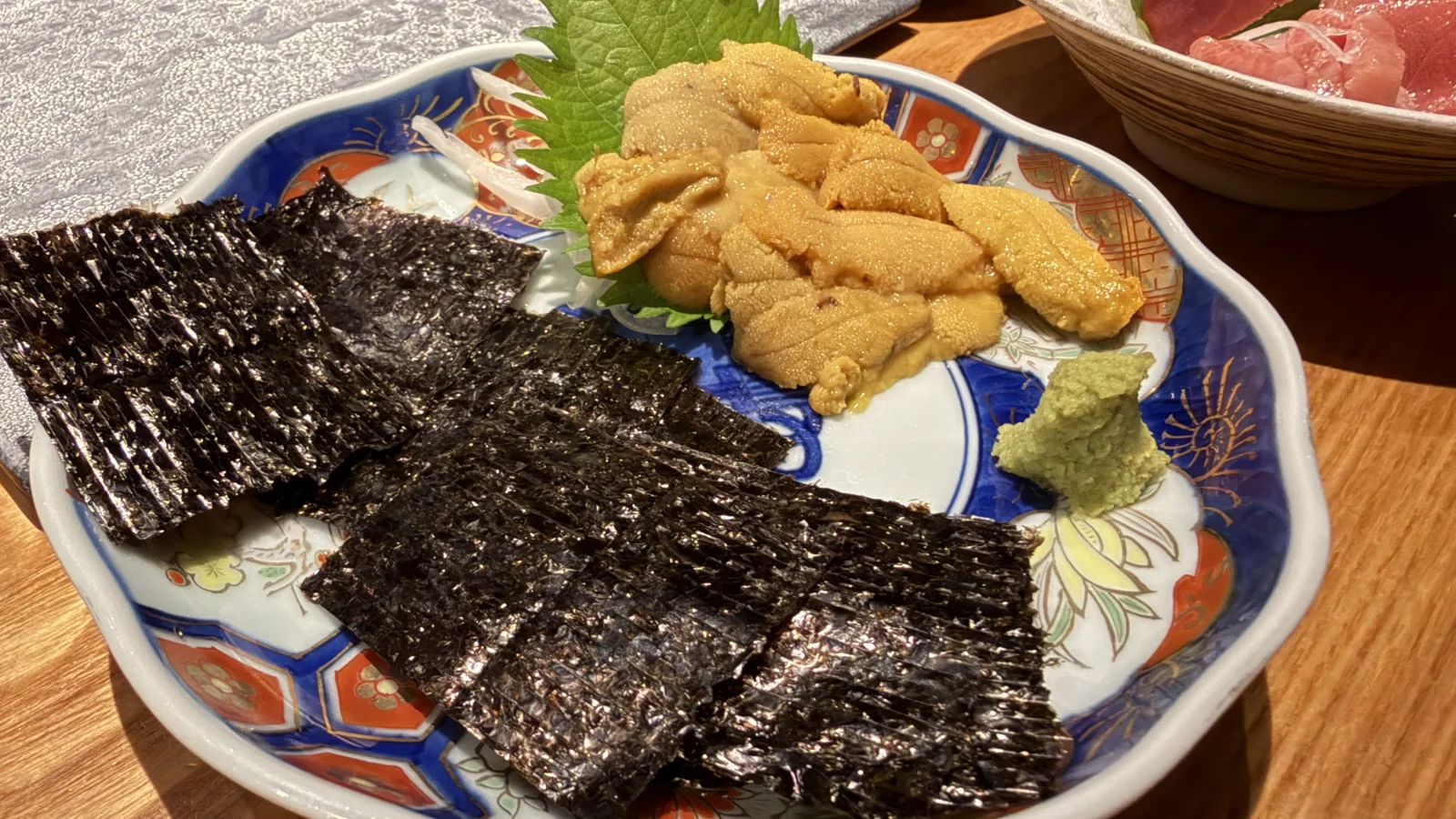 海膽與海苔