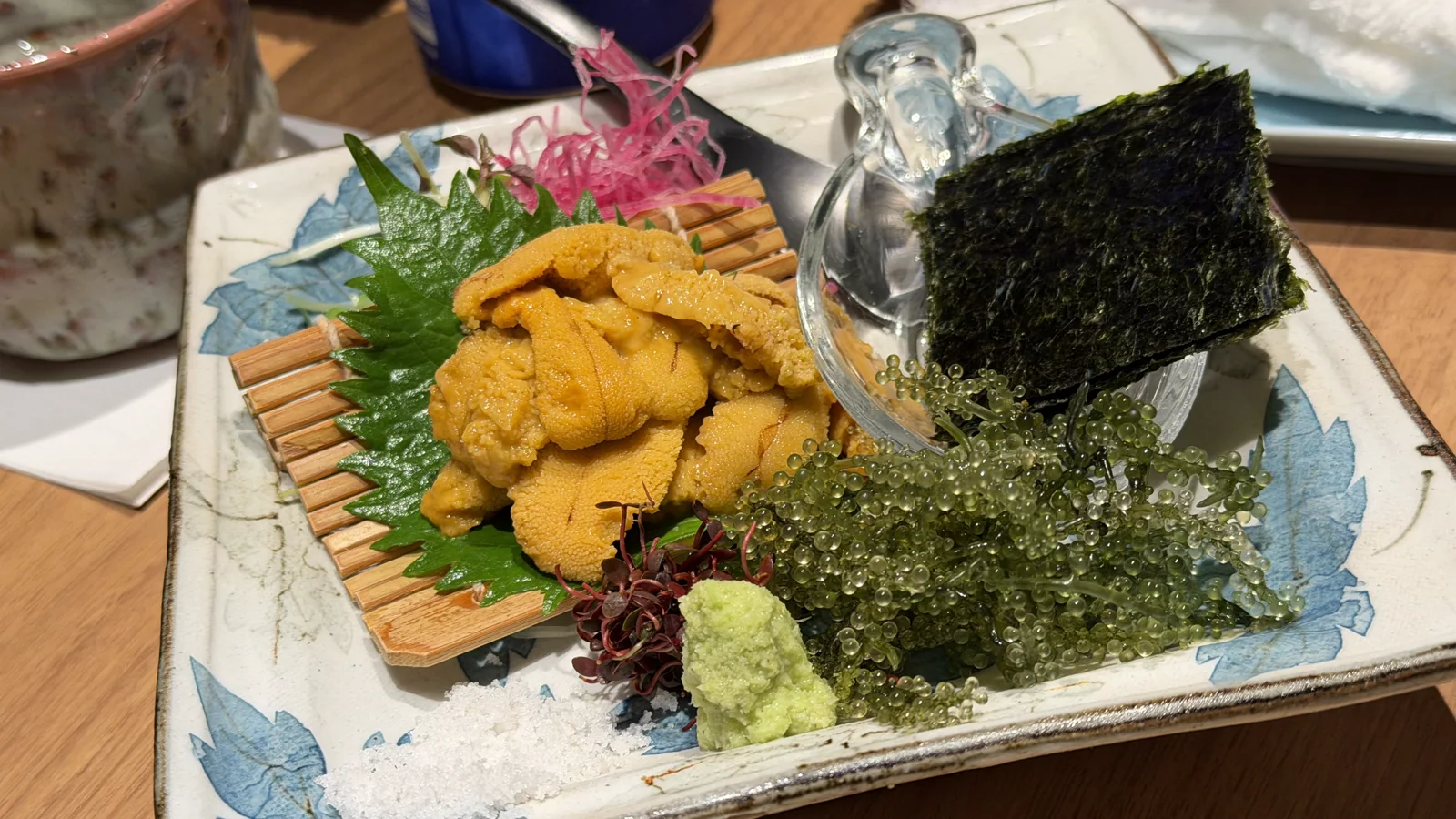 海膽上桌